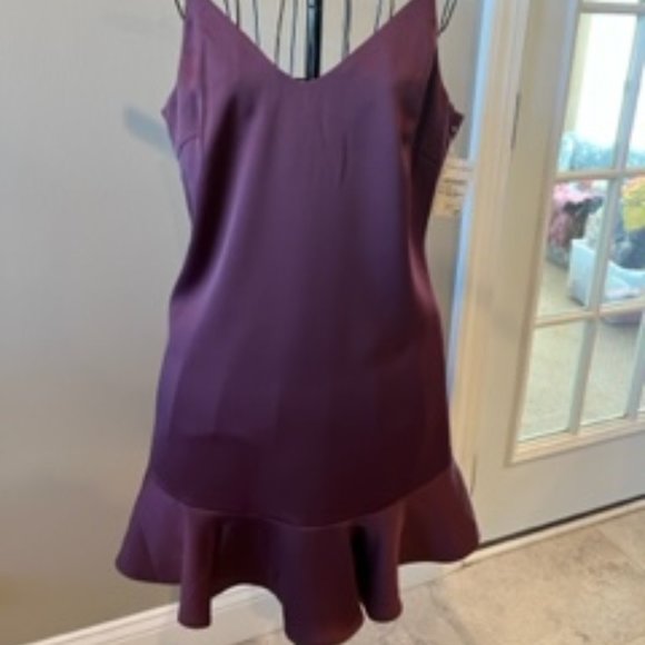 (NWT) CHELSEA28 RUFFLE SLIP MINI DRESS SZ. M - Picture 10 of 12